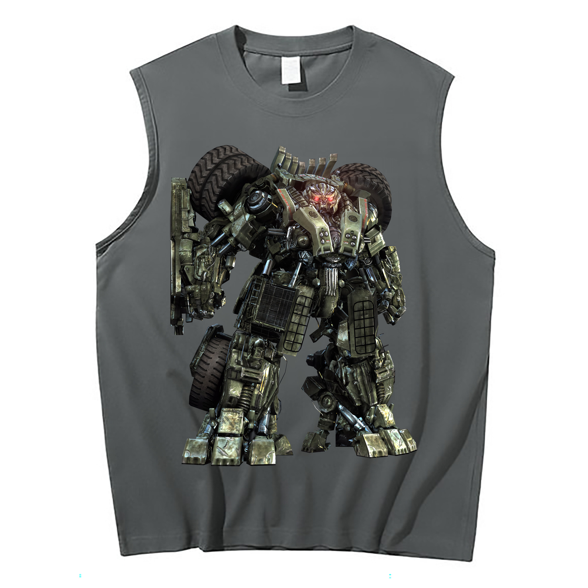 （画像用） Transformers トランスフォーマー コットン100％タンクトップ（フロントプリント）